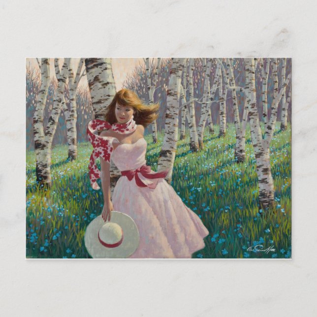 Birch Forest Postcard (Front)
