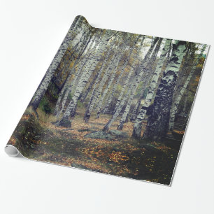 Birch Forrest Glossy Wrapping Paper, 30 in x 6 ft Paper