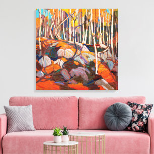 Birch Grove, Autumn Tom Thomson Canvas Print