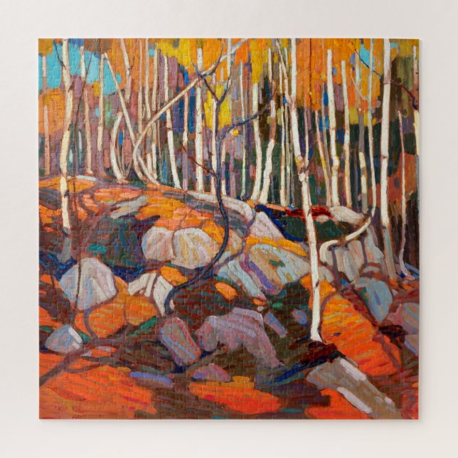 Birch Grove, Autumn | Tom Thomson | Jigsaw Puzzle (Vertical)