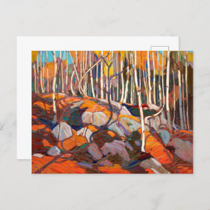 Birch Grove, Autumn   Tom Thomson   Postcard