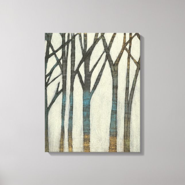 Birch Line I Canvas Print (Front)