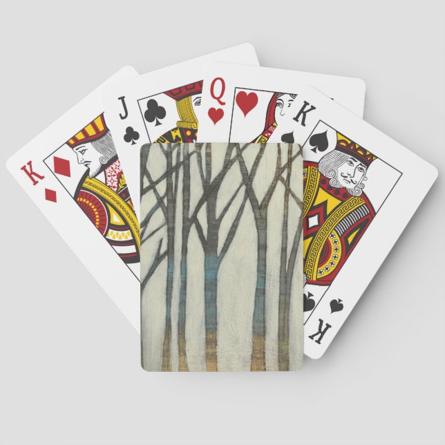 Birch Line I Playing Cards (Back)