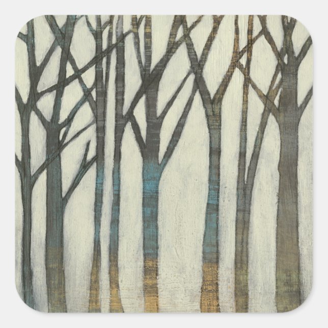 Birch Line I Square Sticker (Front)