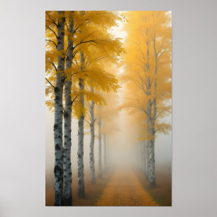 Birch Tree Alley Poster