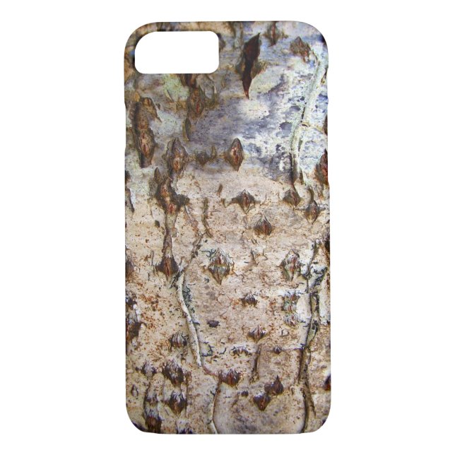 Birch Tree Bark Phone Case (Back)