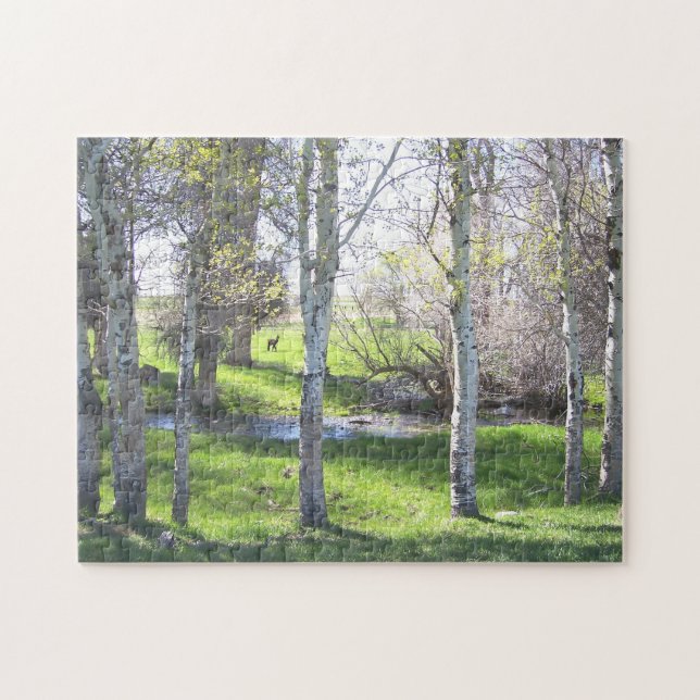 Birch Tree Beauty Jigsaw Puzzle (Horizontal)
