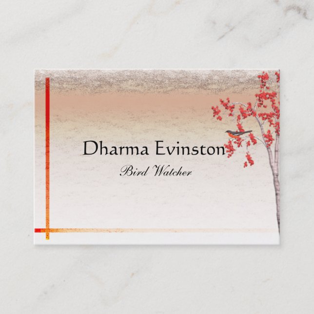 Birch Tree Business Card (Front)