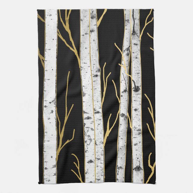 Birch Tree Collection - Tea Towel (Vertical)