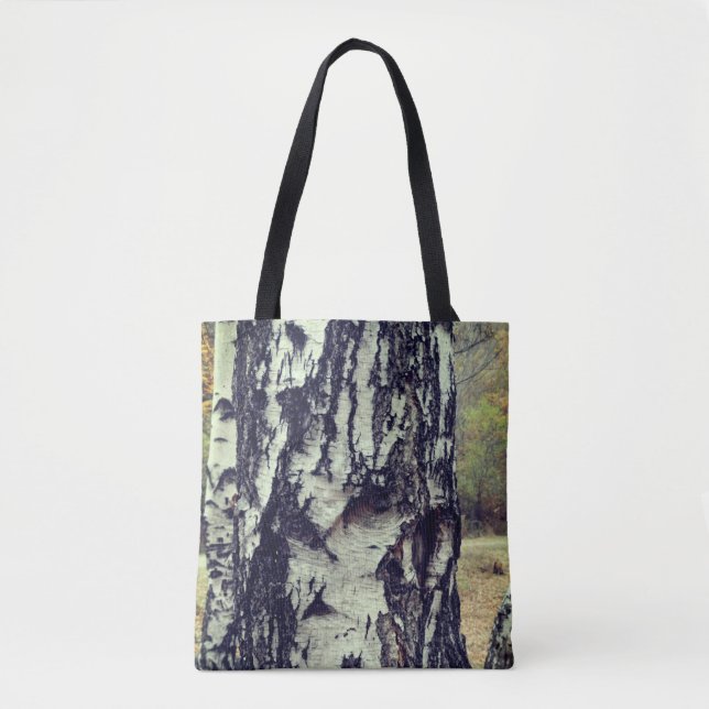 Birch Tree Custom All-Over-Print Tote Bag (Front)