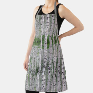 Birch Tree Forest Nature Apron
