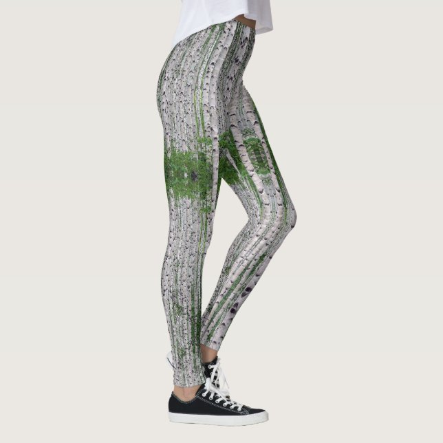Birch Tree Forest Nature Leggings (Right)