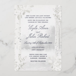 Birch Tree Forest Wedding