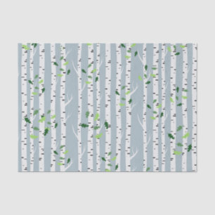 Birch Tree Forest - Woody Tissue Paper