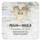 Birch Tree Heart Rustic Wedding