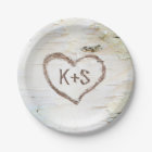 Birch Tree Heart Rustic Wedding
