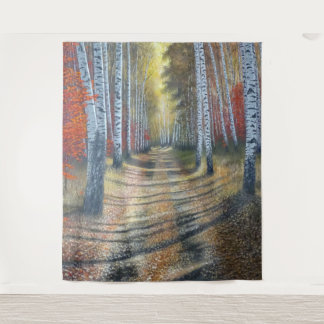 Birch Tree Lane Tapestry
