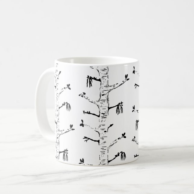 Birch Tree Mug (Front Left)