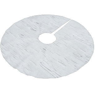 Birch Tree Pattern Brushed Polyester Tree Skirt