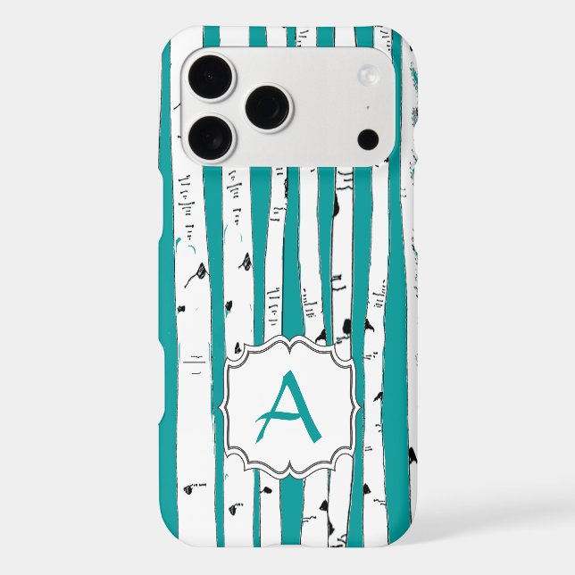 Birch Tree Personalize iphone Case (Back)