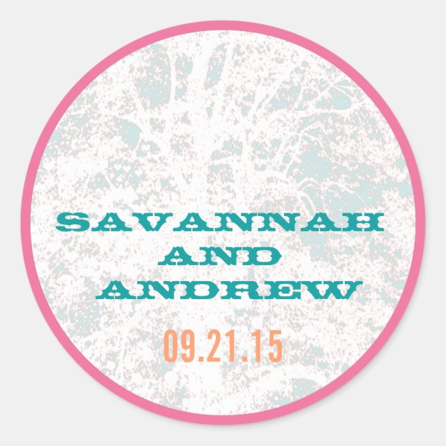 Birch Tree Playbill Fonts Sticker (Front)