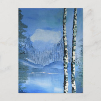 Birch Tree Postcard (vertical)