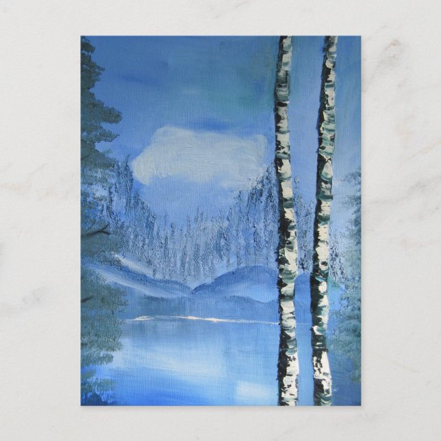 Birch Tree Postcard (vertical) (Front)