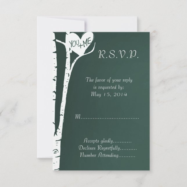 Birch Tree RSVP (Front)