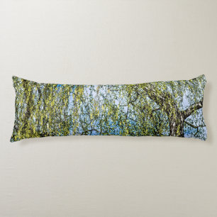 Birch tree - Spring is in the air Body Pillow