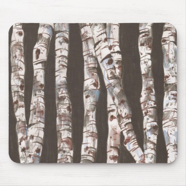 Birch Trees Mousepad!!! Mouse Pad (Front)