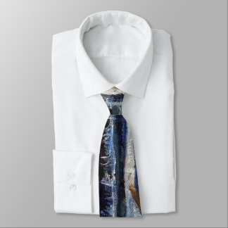 Birch Trees Pattern Neck Tie