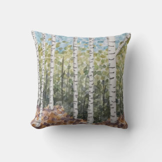 Birch Trees Pillow
