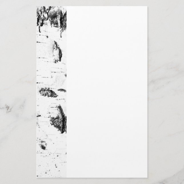 Birch trunk stationery (Front)