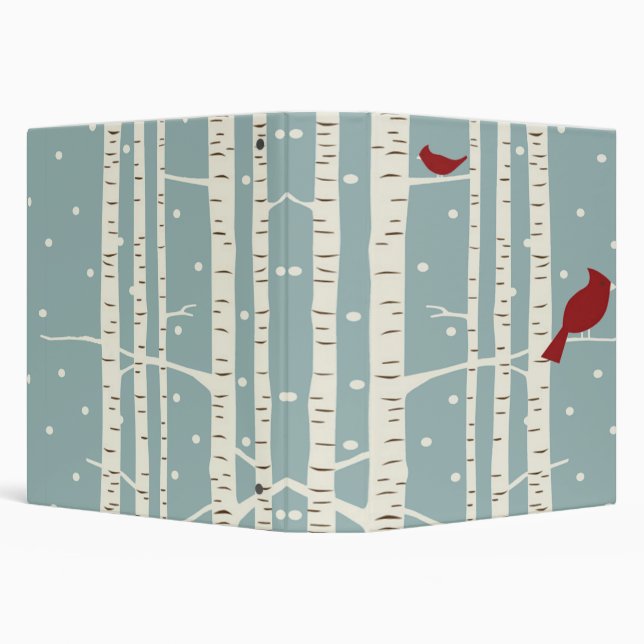 Birch Winter Fun Binder (Background)