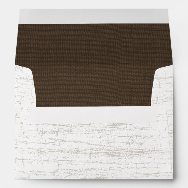 Birch Wood Bark Envelope (Back (Bottom))