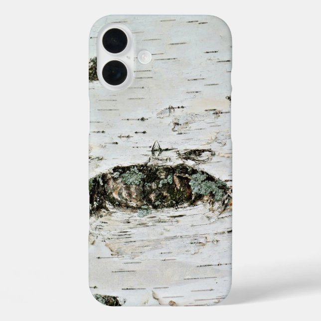 Birch Wood Nature Outdoors Rustic Cool Case-Mate iPhone Case (Back)