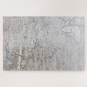 Birches in Winter Jigsaw Puzzle