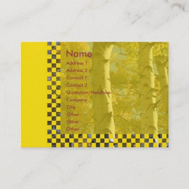 Birches Profile Card (Front)