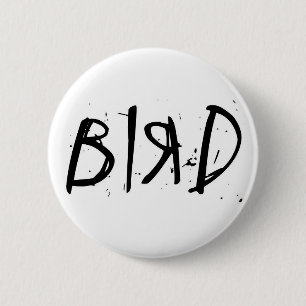BIRD 2 INCH ROUND BUTTON