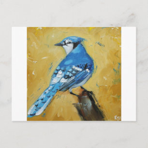 Bird#39 bluejay postcard
