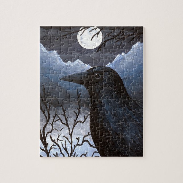 Bird 58 Crow Raven Jigsaw Puzzle (Vertical)