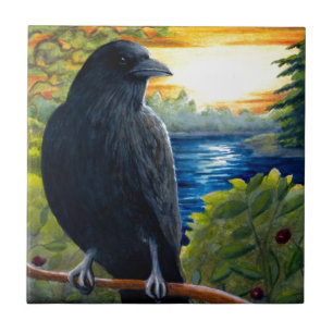 Bird 63 crow tile