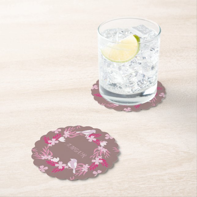 bird amour paper coaster (Insitu)