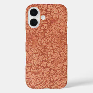 Bird and Anemone by William Morris, Vintage Nature iPhone 16 Case