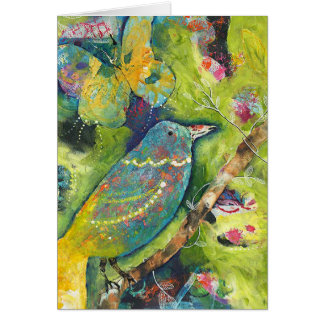 Bird and Butterfly Card