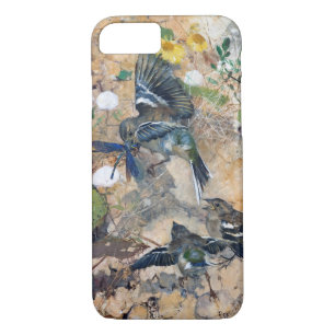 Bird and Dragonfly, Bruno Liljefors Case-Mate iPhone Case