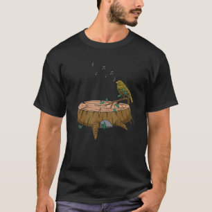 Bird And Nature Vinyl Record Player Music Vinyl Co T-Shirt