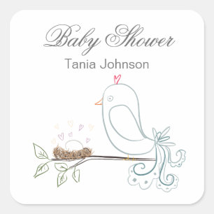 Bird and Nest Stickers