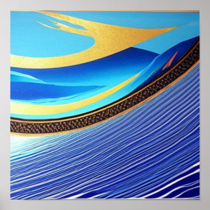 Bird and the Wave Poster