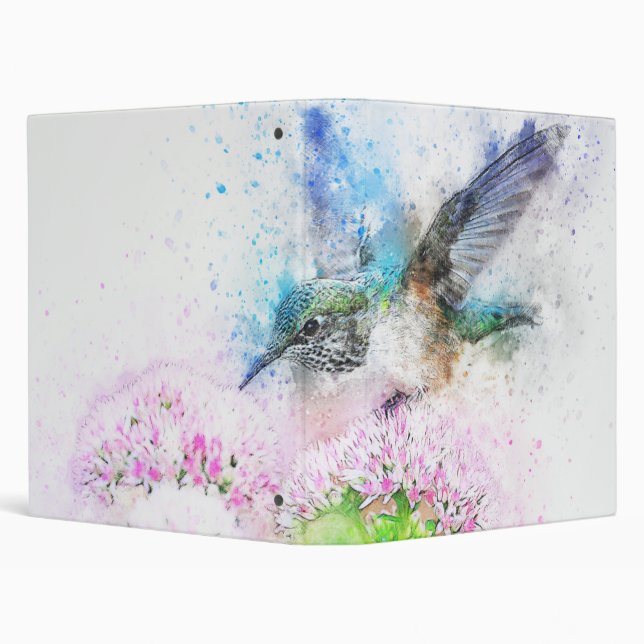 Bird Animal Flowers Binder (Background)